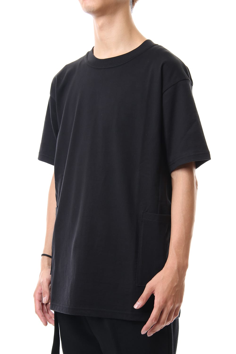 Side Pocket T-Shirts - Black