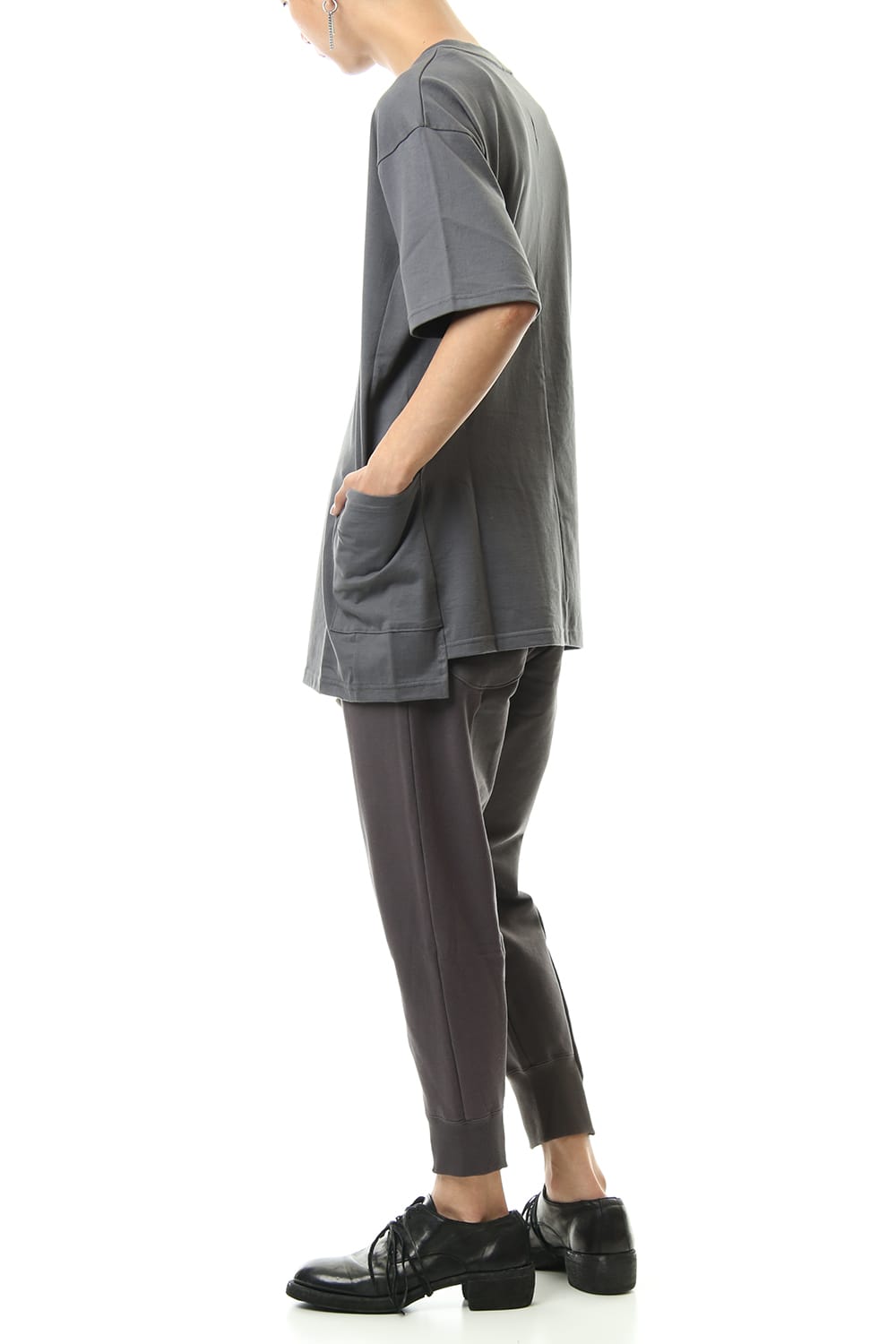 Side Pocket T-Shirts - Gray