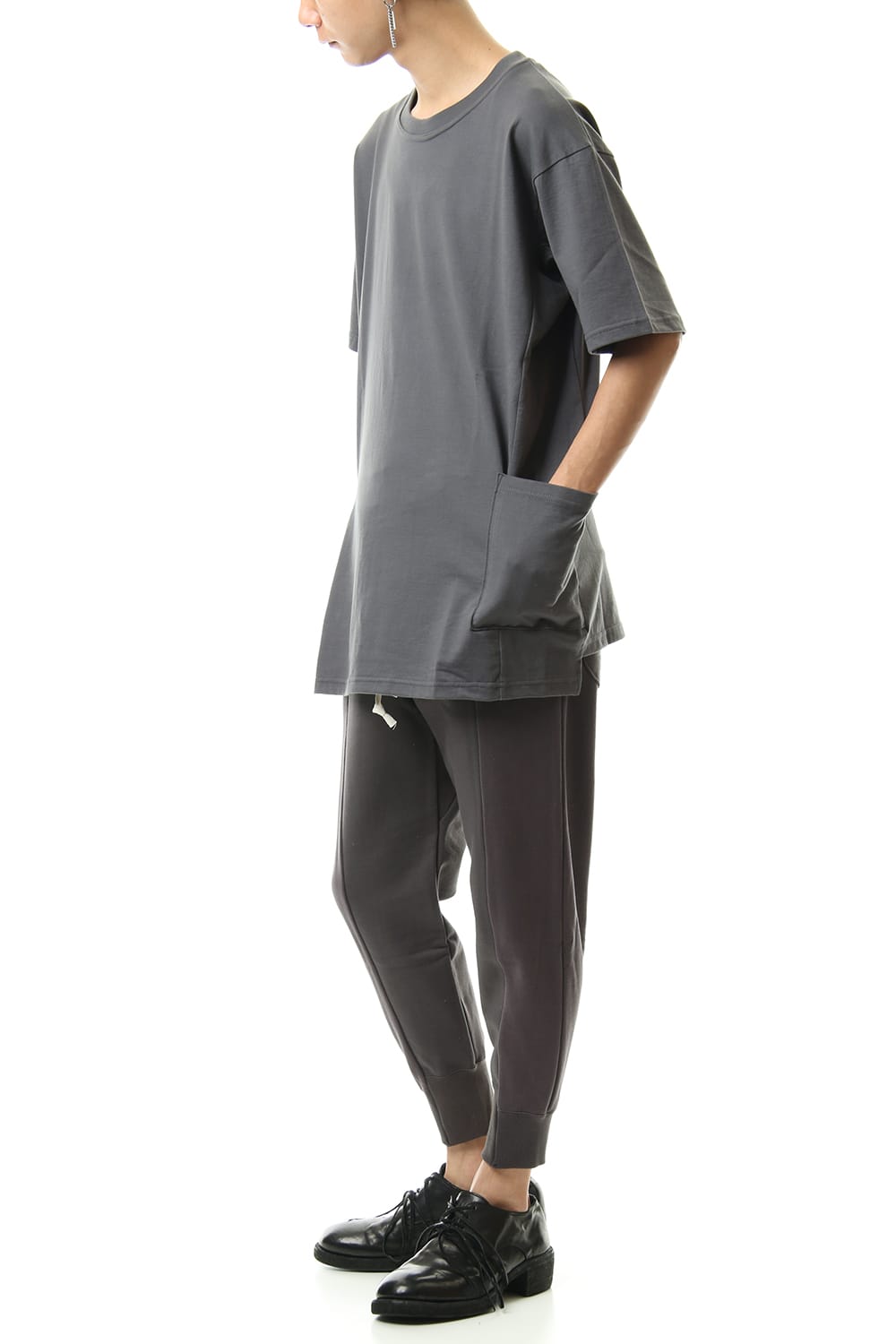 Side Pocket T-Shirts - Gray