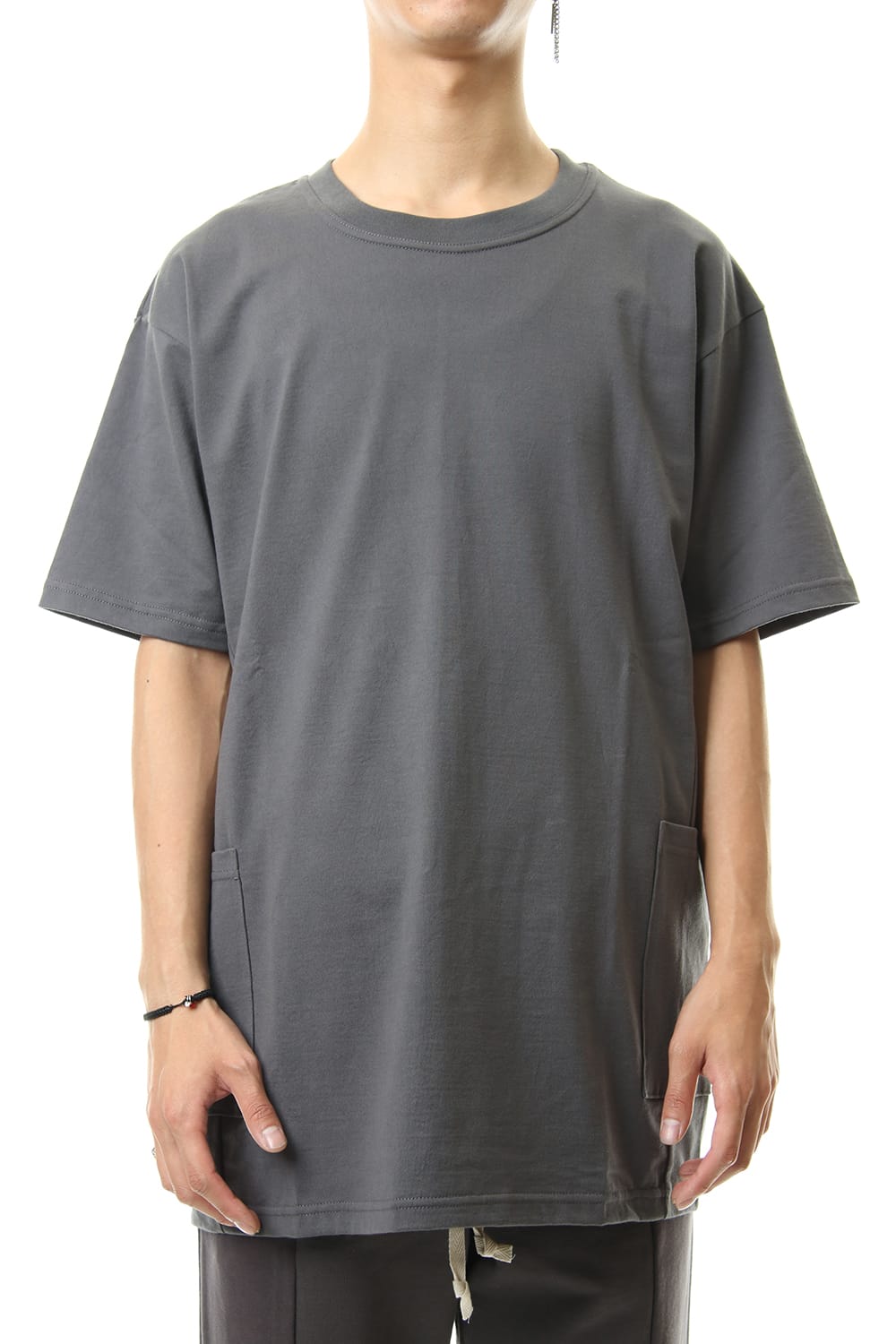 Side Pocket T-Shirts - Gray