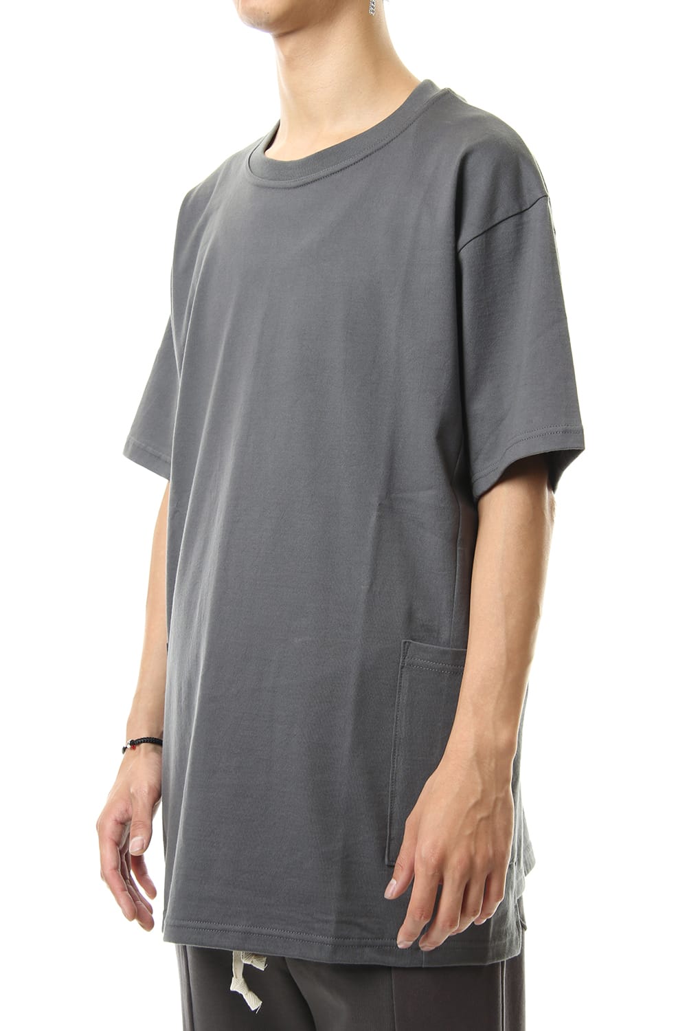 Side Pocket T-Shirts - Gray