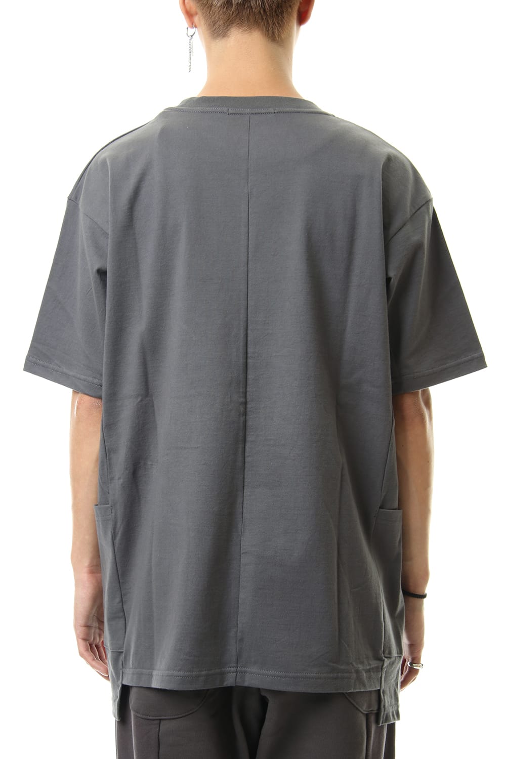 Side Pocket T-Shirts - Gray