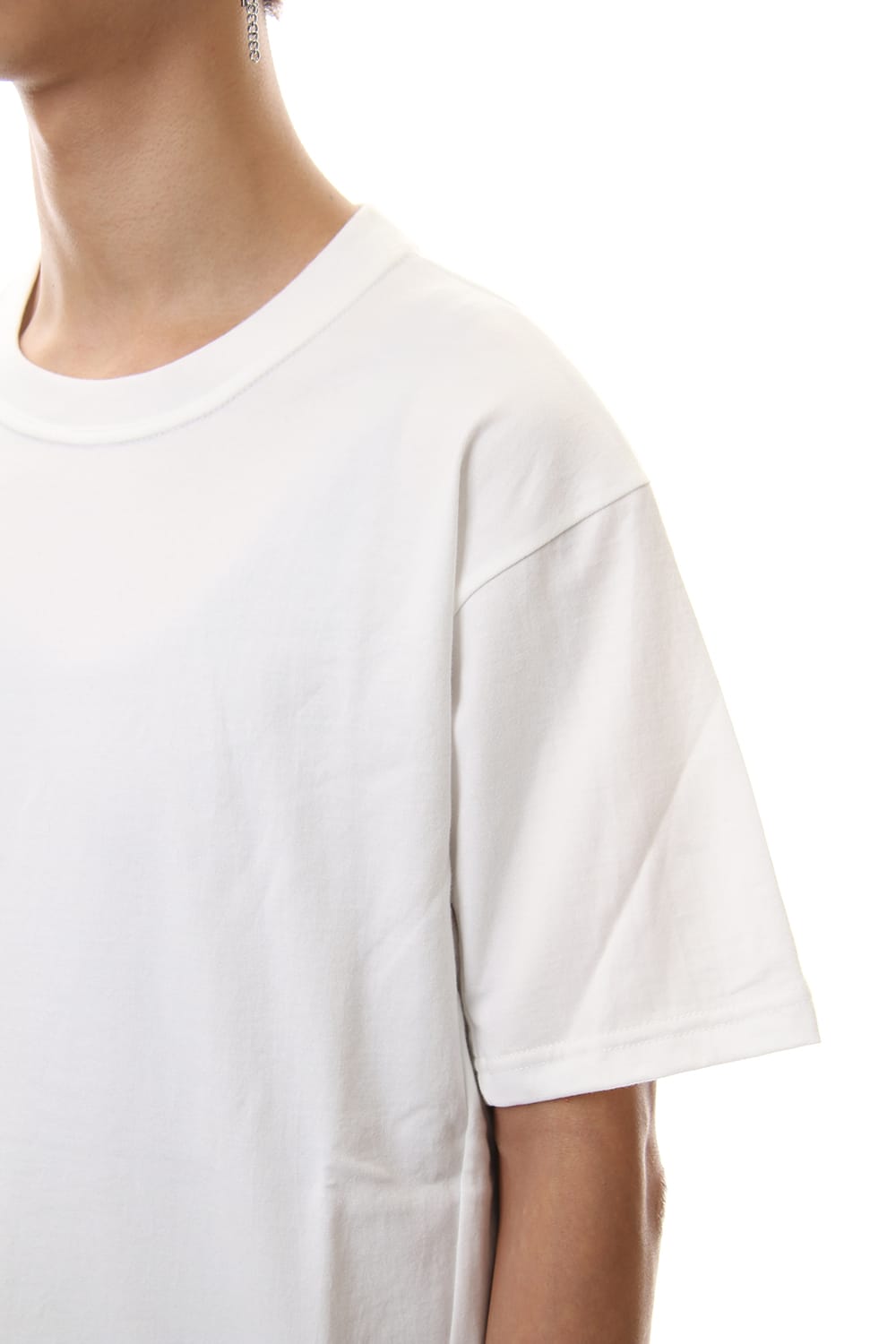 サイド ポケット Tシャツ White