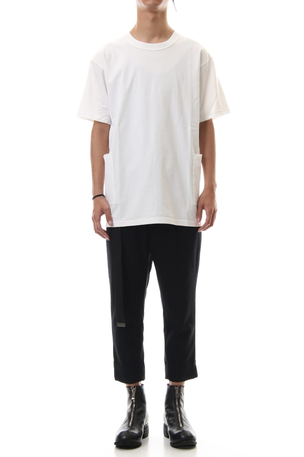 Side Pocket T-Shirts - White