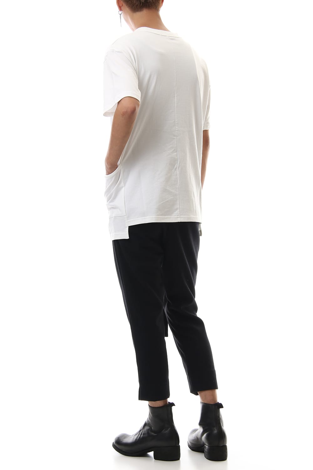 Side Pocket T-Shirts - White