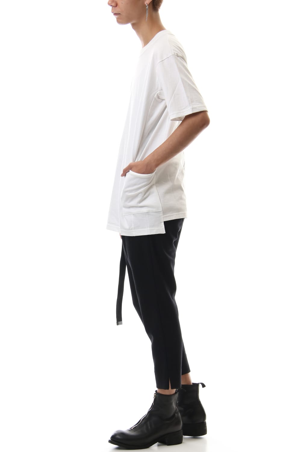 Side Pocket T-Shirts - White