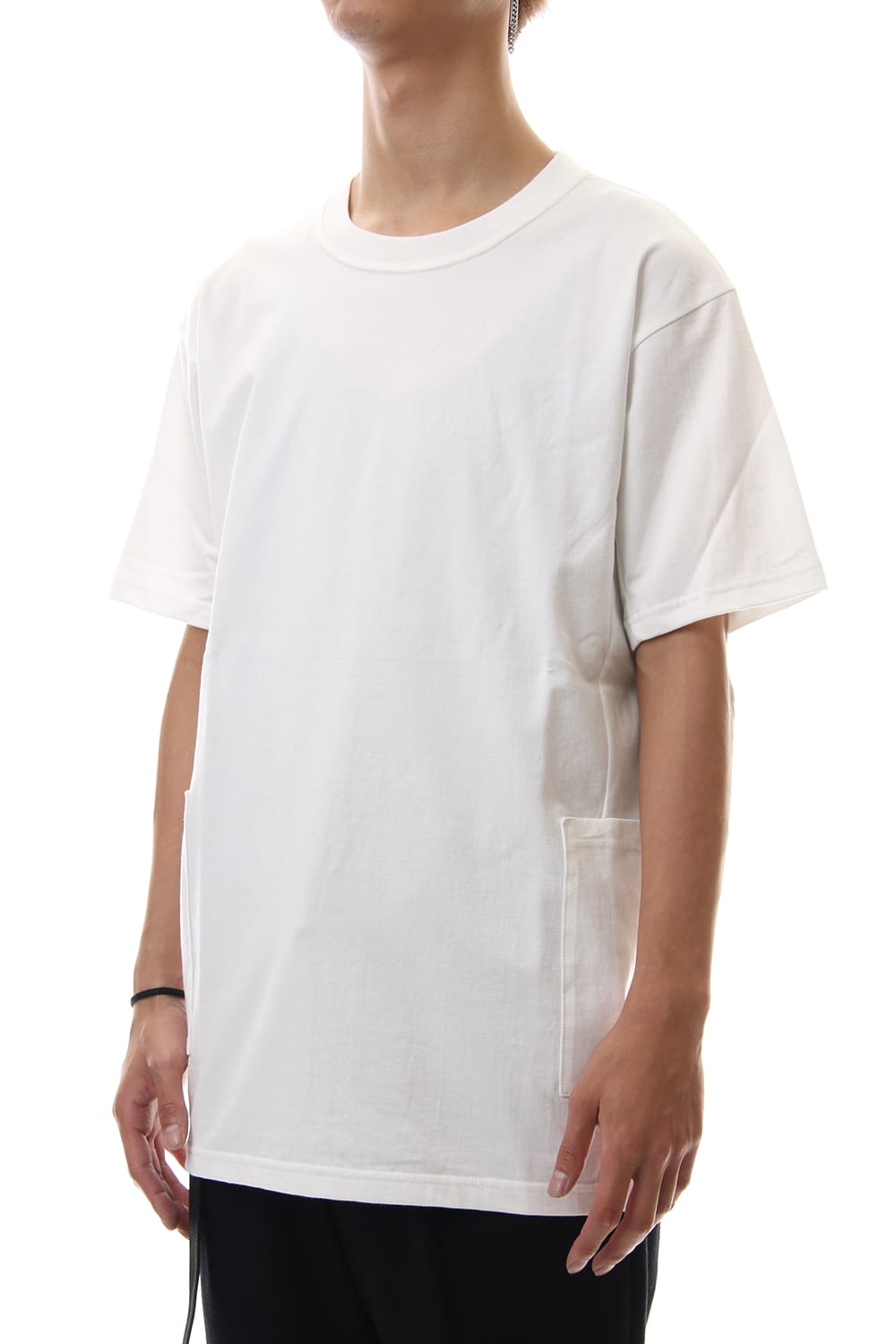 Side Pocket T-Shirts - White