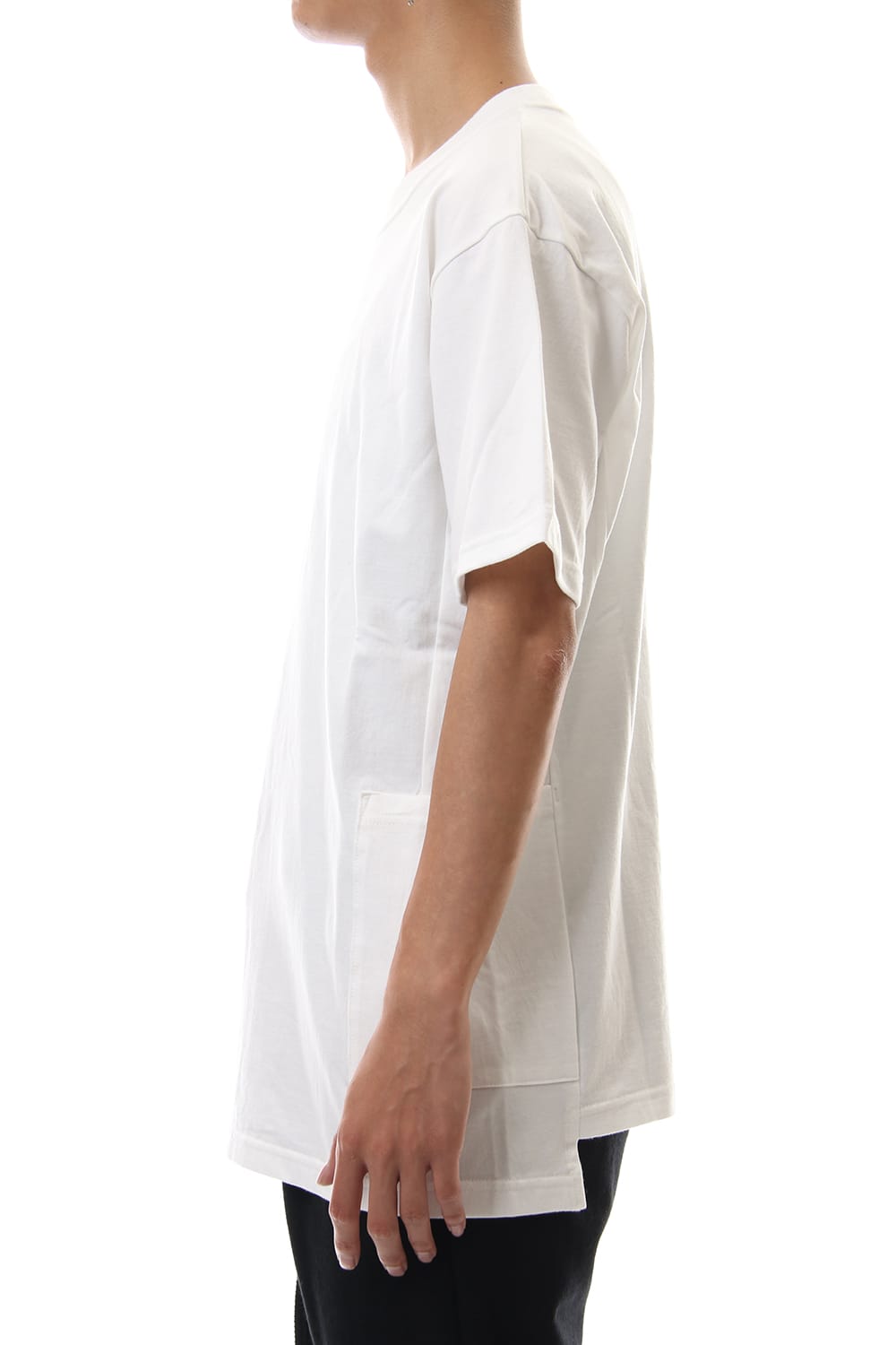 Side Pocket T-Shirts - White