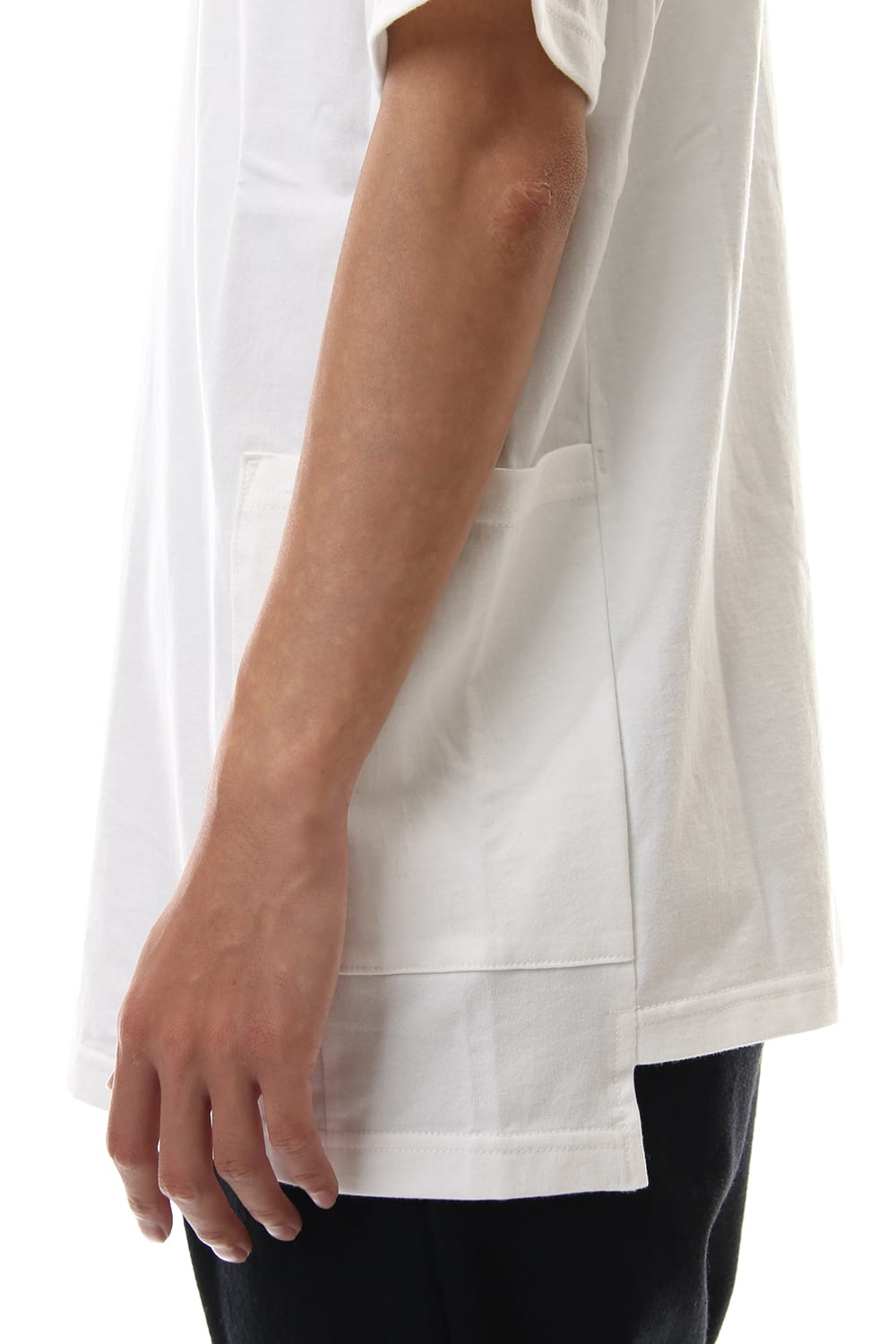 Side Pocket T-Shirts - White