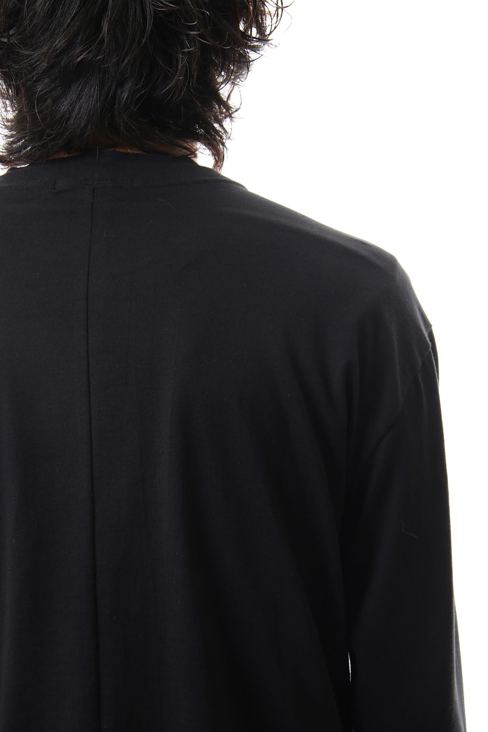 Jersey stitch Long sleeve T - Black