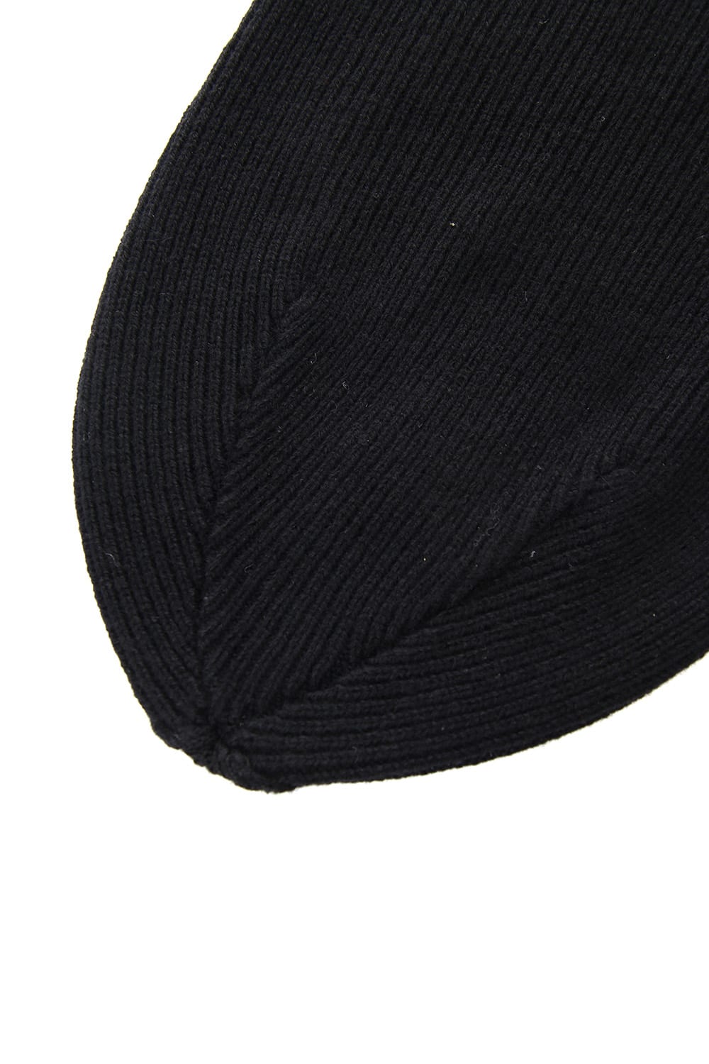 Cashmere Merino wool Knit cap - Black Stripe