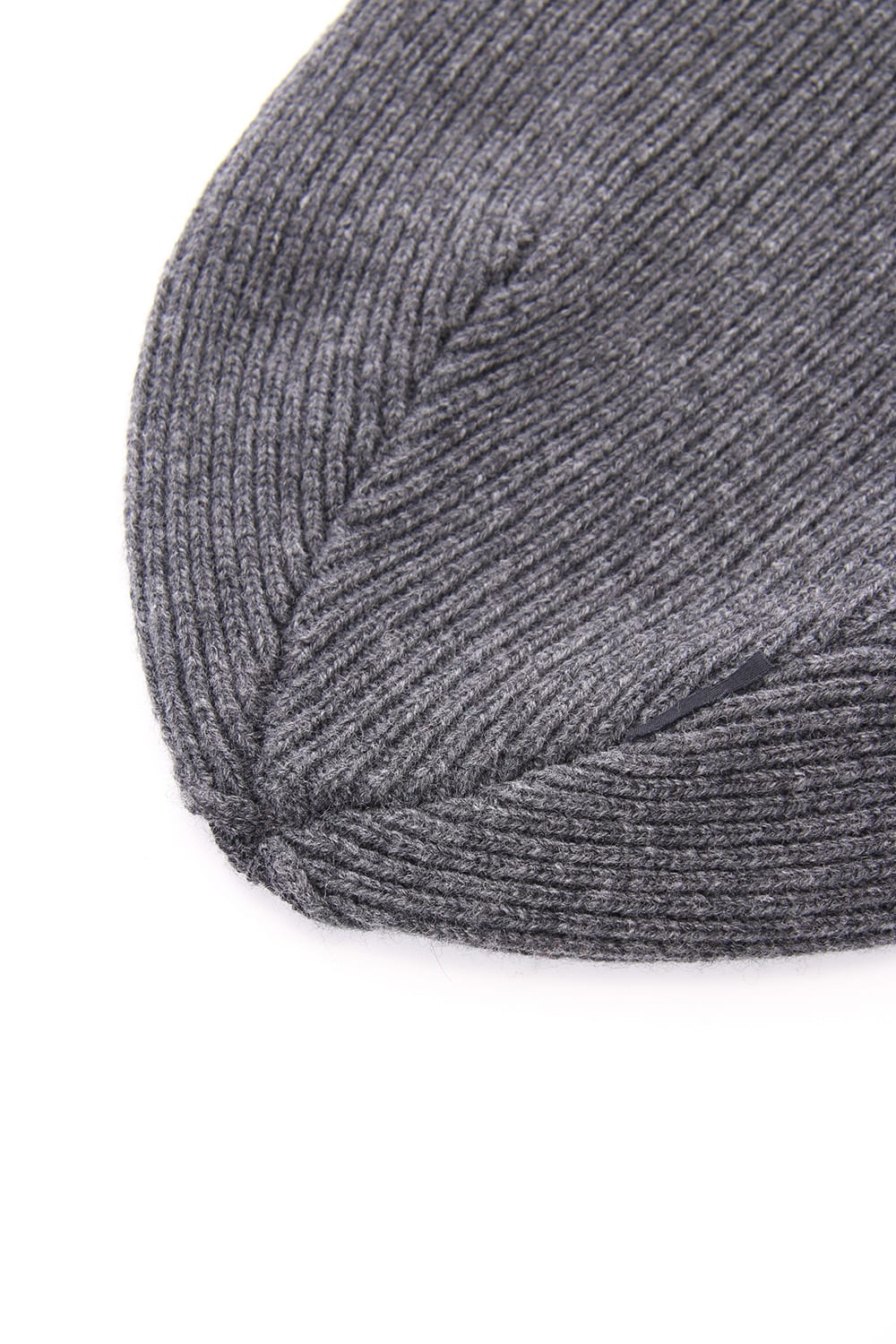 Cashmere Merino wool Knit cap - Gray Stripe