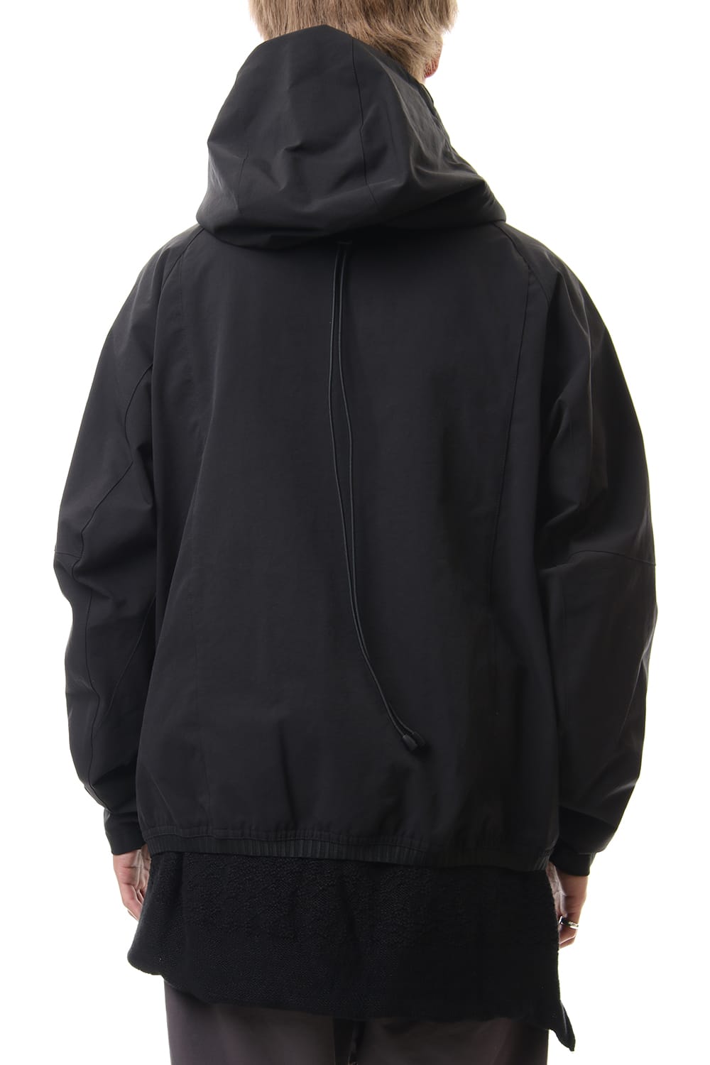 Water-repellent Stretch Mountain parka Black