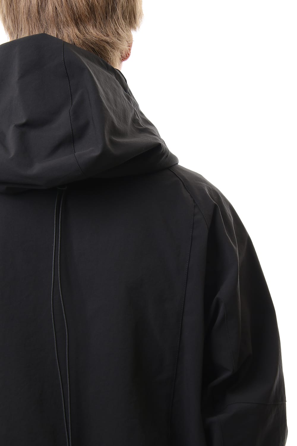 Water-repellent Stretch Mountain parka Black