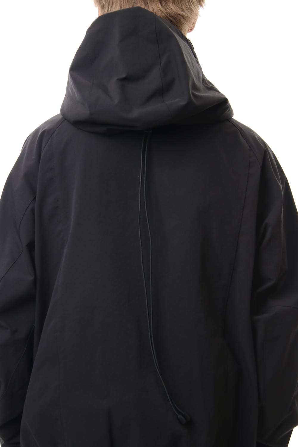 Water-repellent Stretch Mountain parka Black