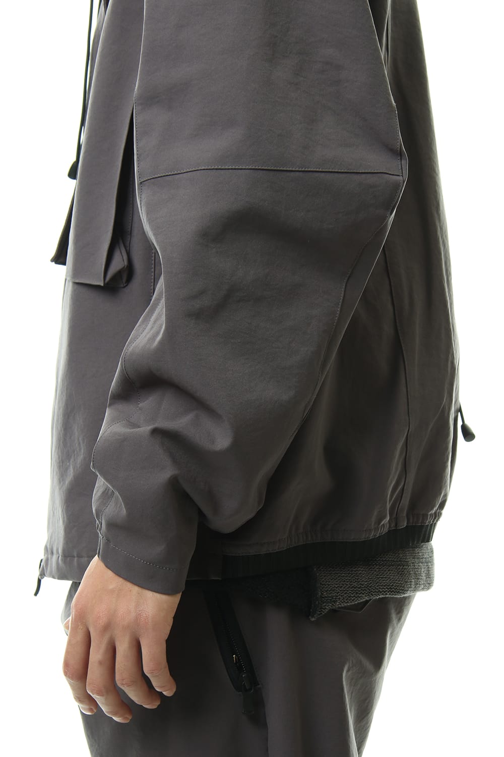 Water-repellent Stretch Mountain parka Gray