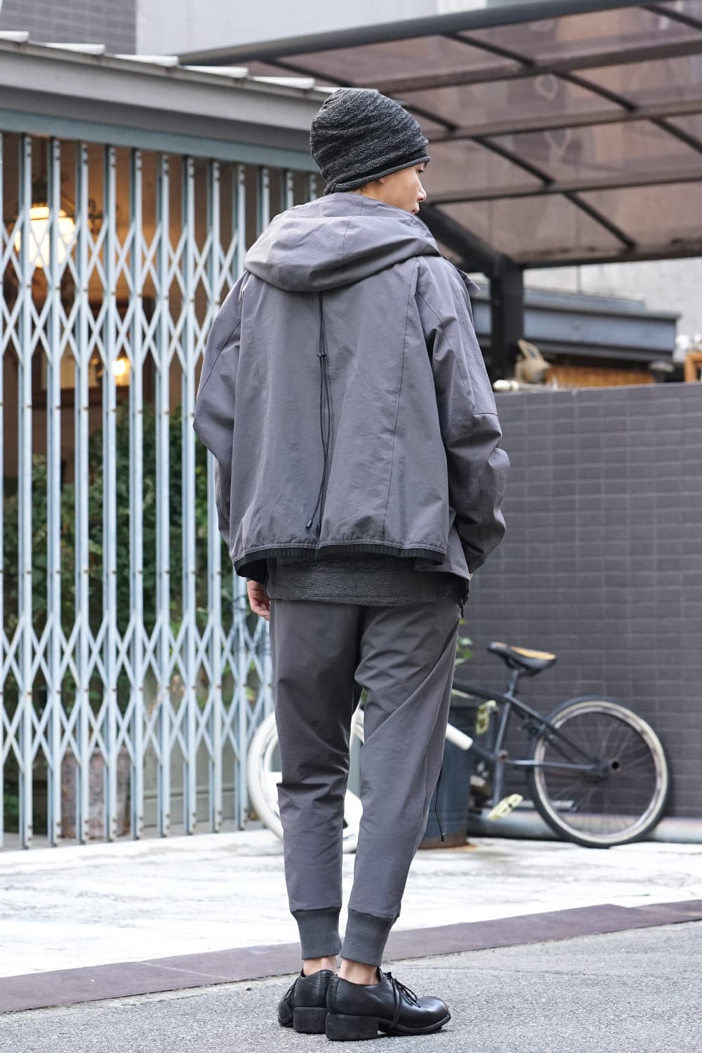 Water-repellent Stretch Mountain parka Gray