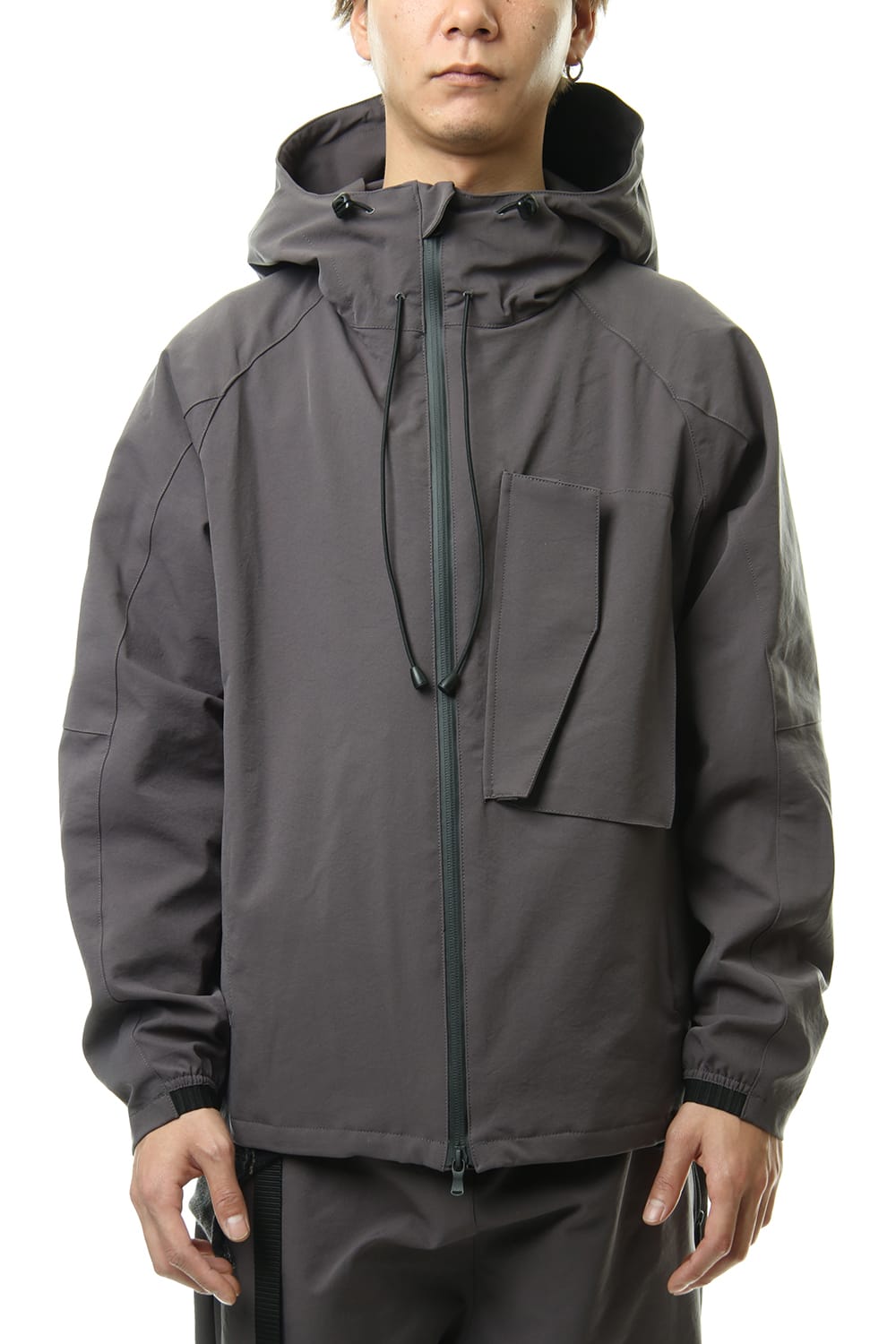 Water-repellent Stretch Mountain parka Gray