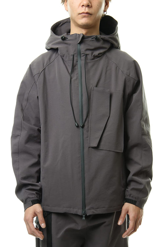 Water-repellent Stretch Mountain parka Gray