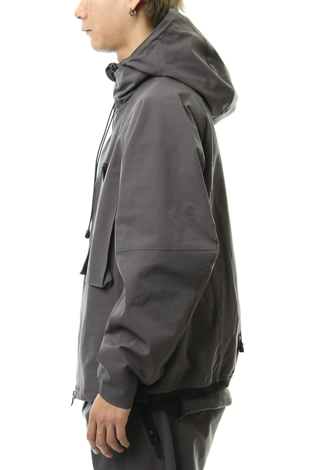 Water-repellent Stretch Mountain parka Gray