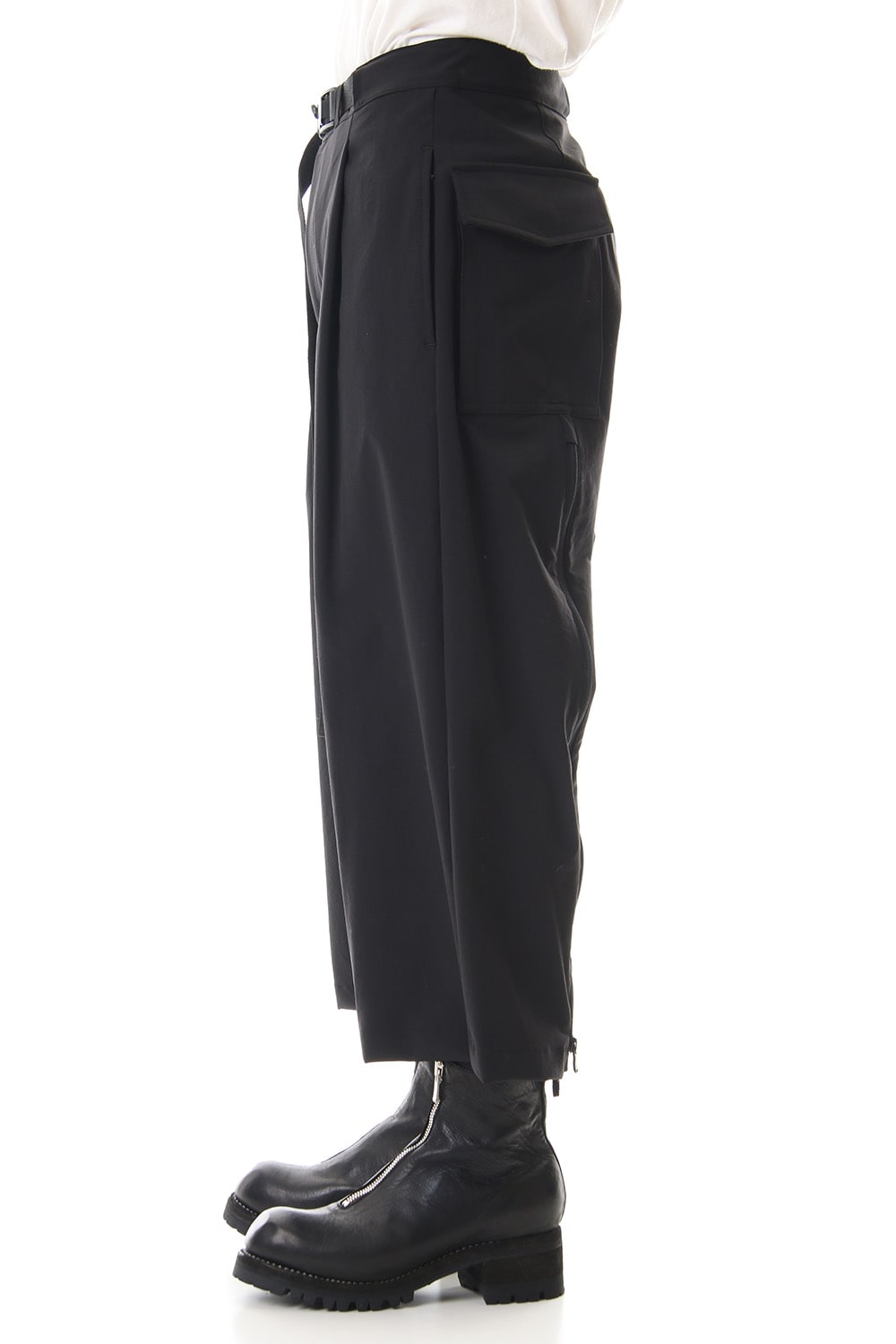 Water-repellent Stretch Wide Cropped pants