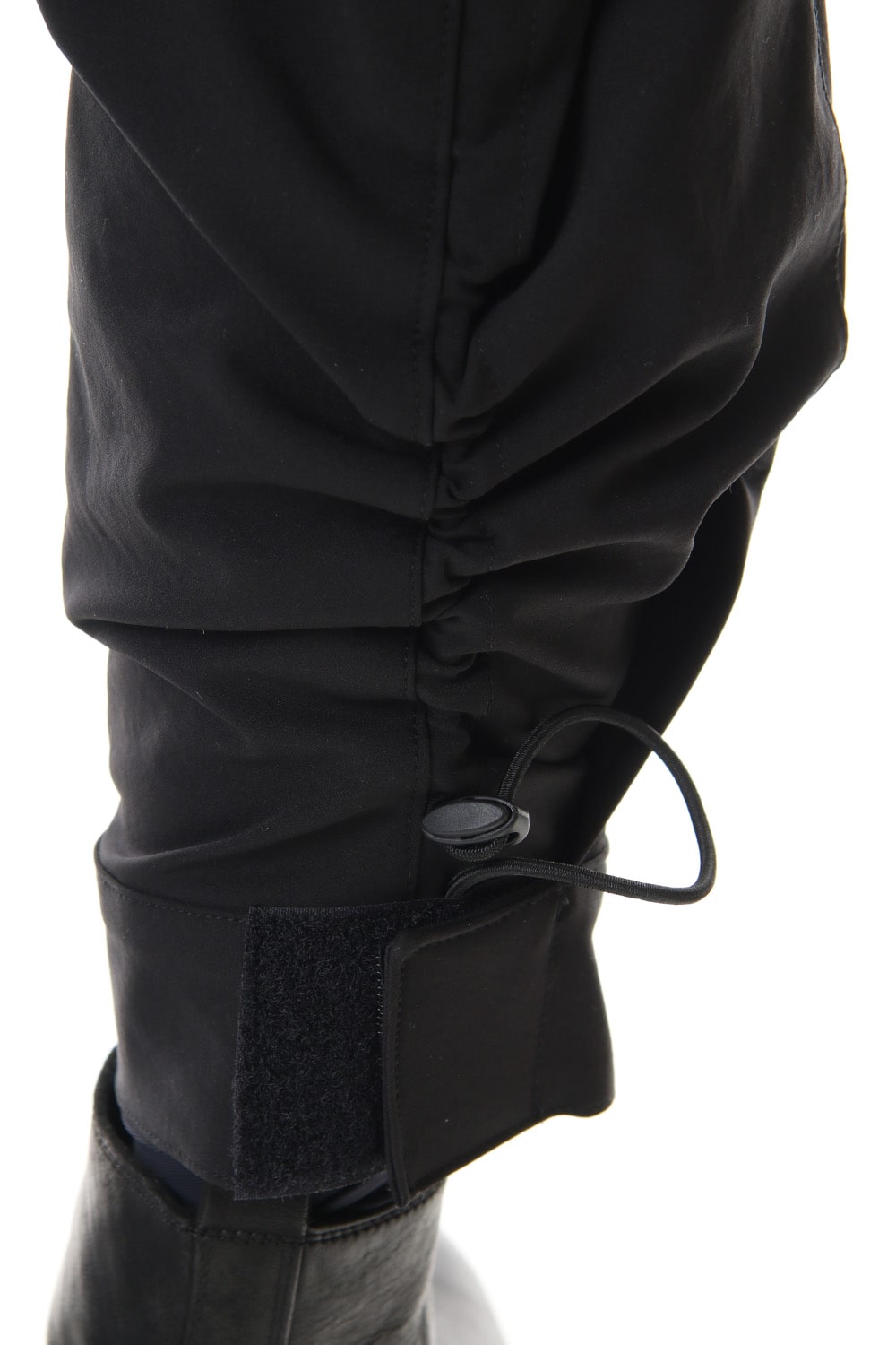 Water-repellent Stretch Gather Tactical pants Black