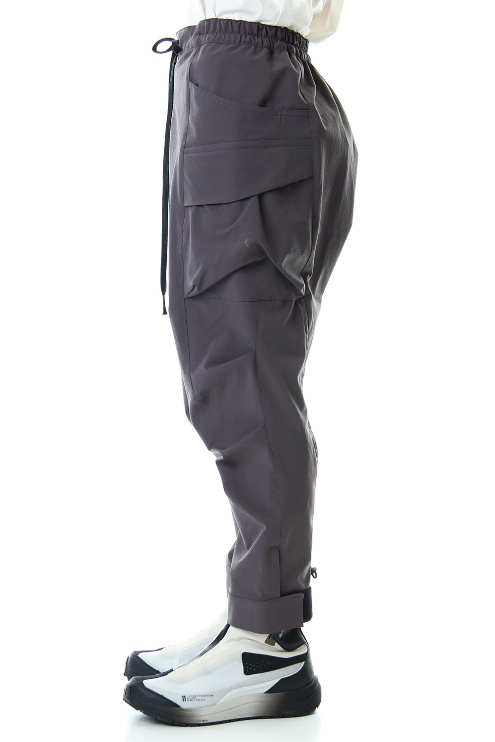 Water-repellent Stretch Gather Tactical pants Gray