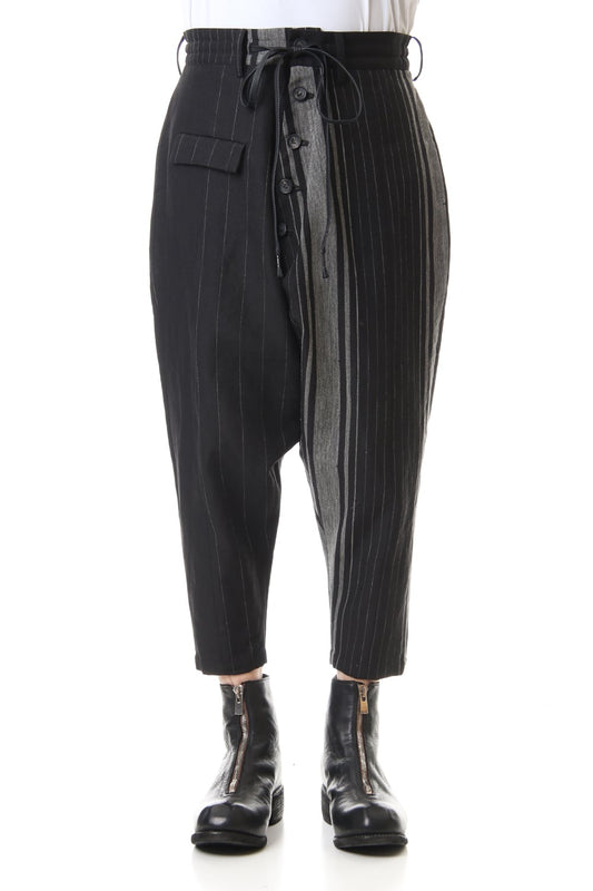 Random stripe Sarrouel pants