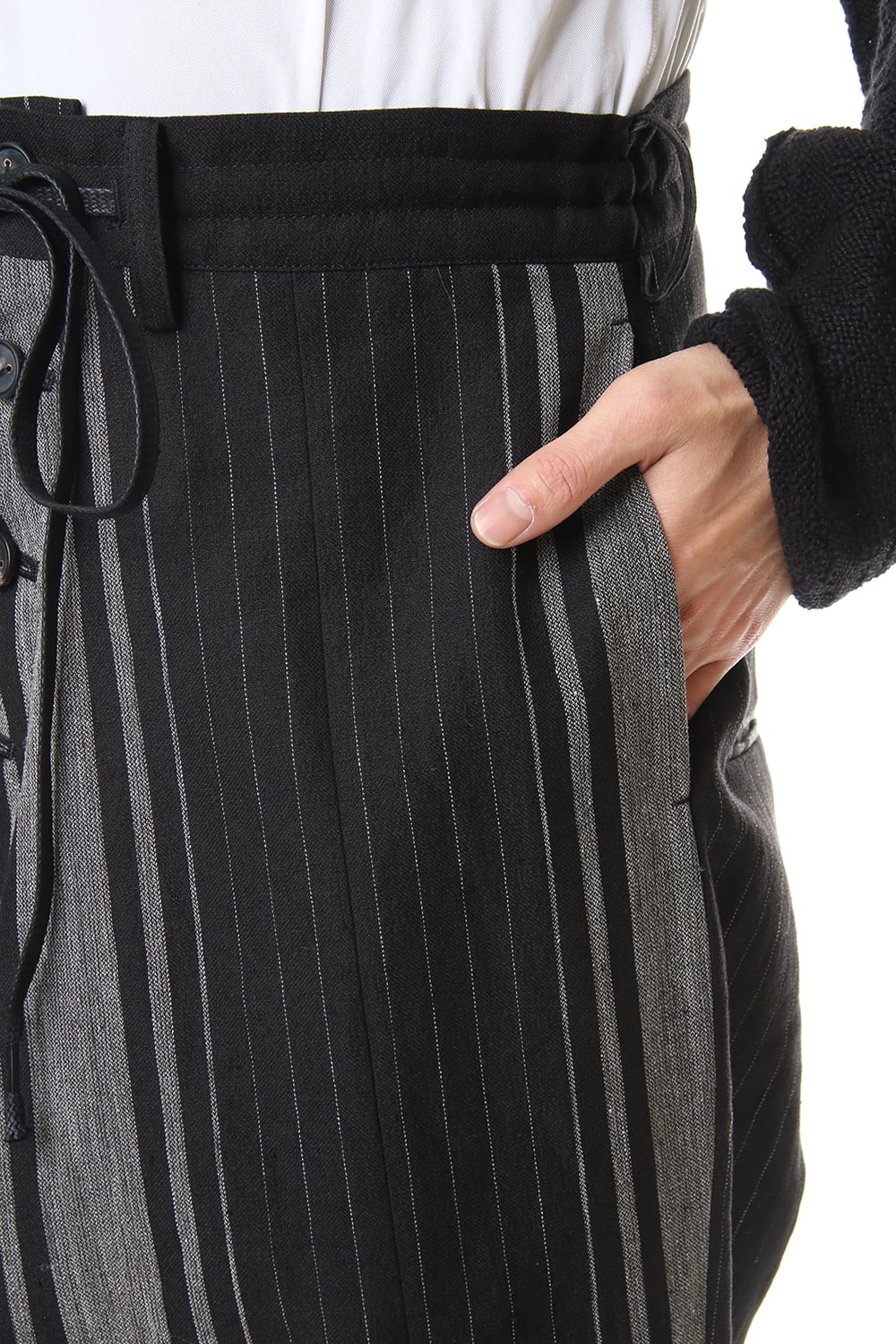 Random stripe Sarrouel pants