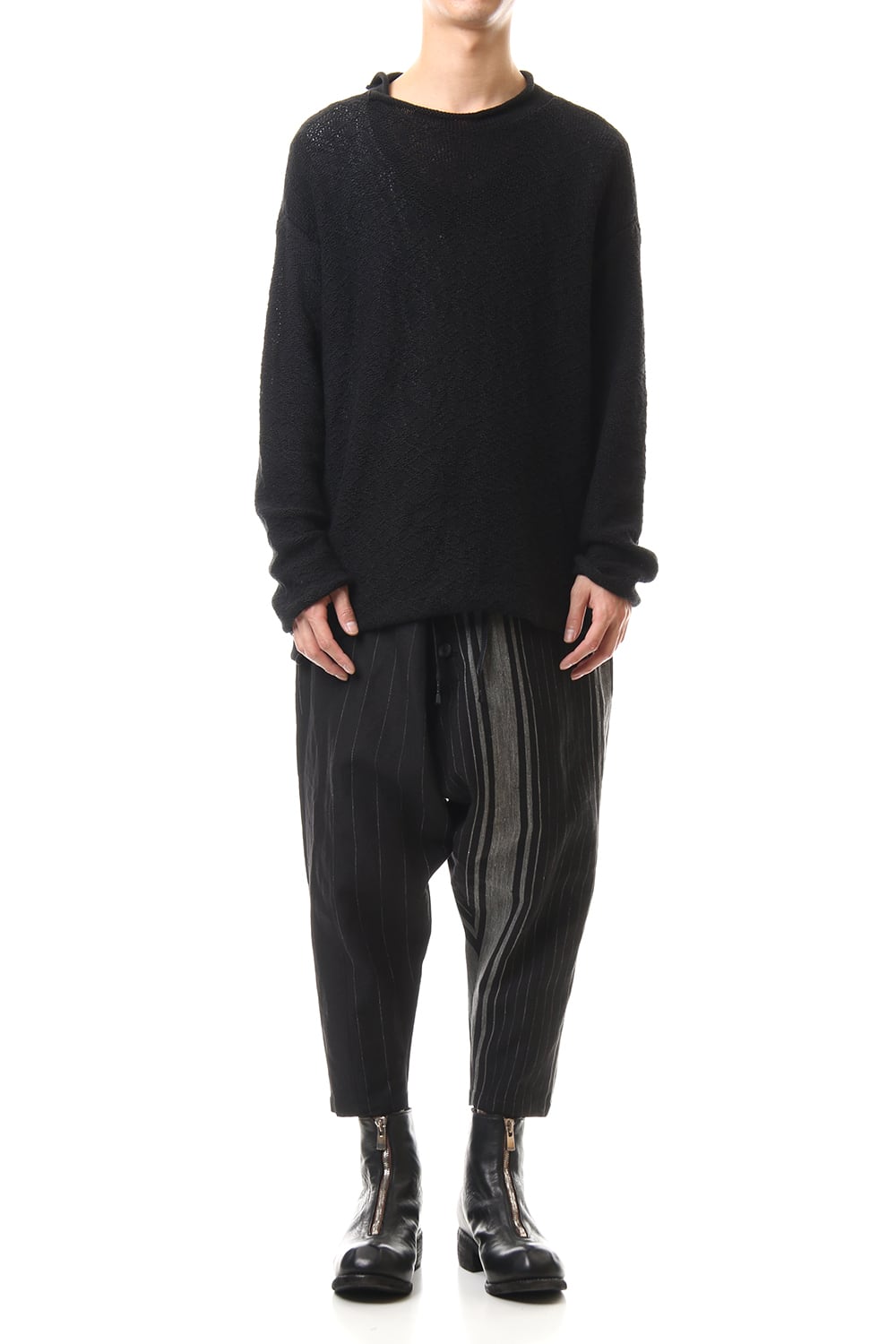 Random stripe Sarrouel pants