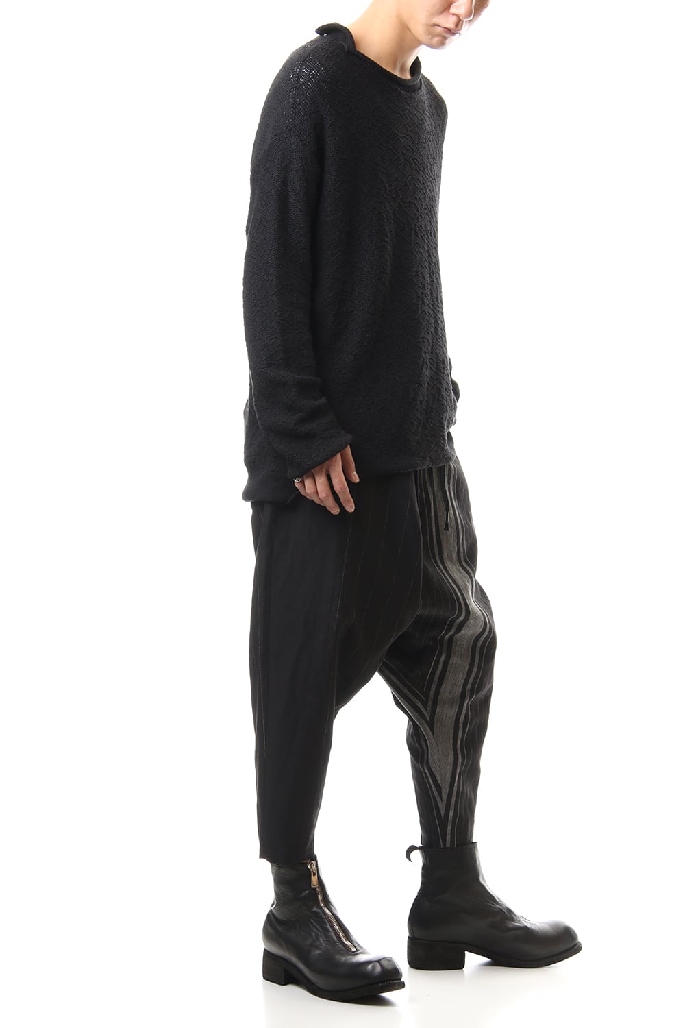 Random stripe Sarrouel pants