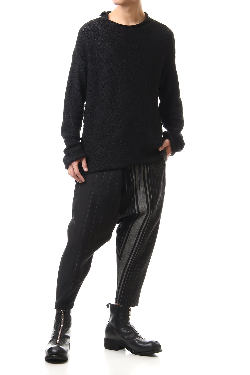 Random stripe Sarrouel pants