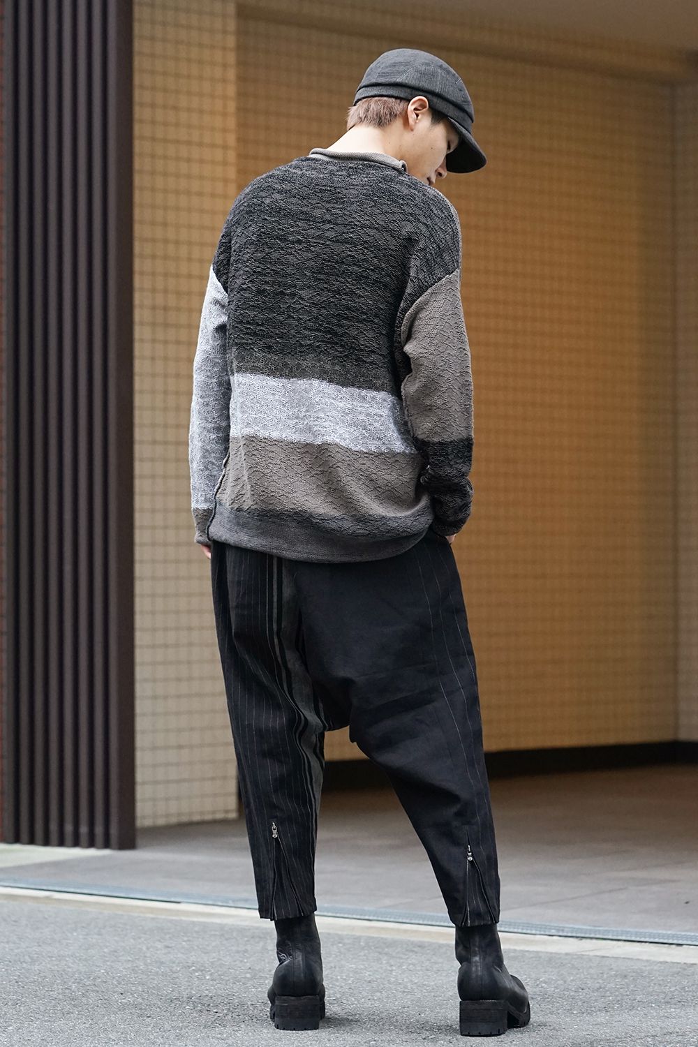 Random stripe Sarrouel pants