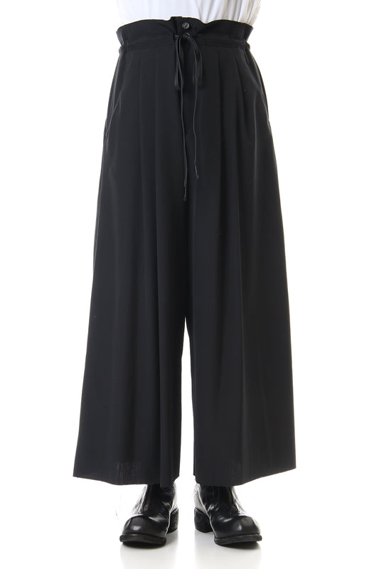 Wool poplin HAKAMA Pants