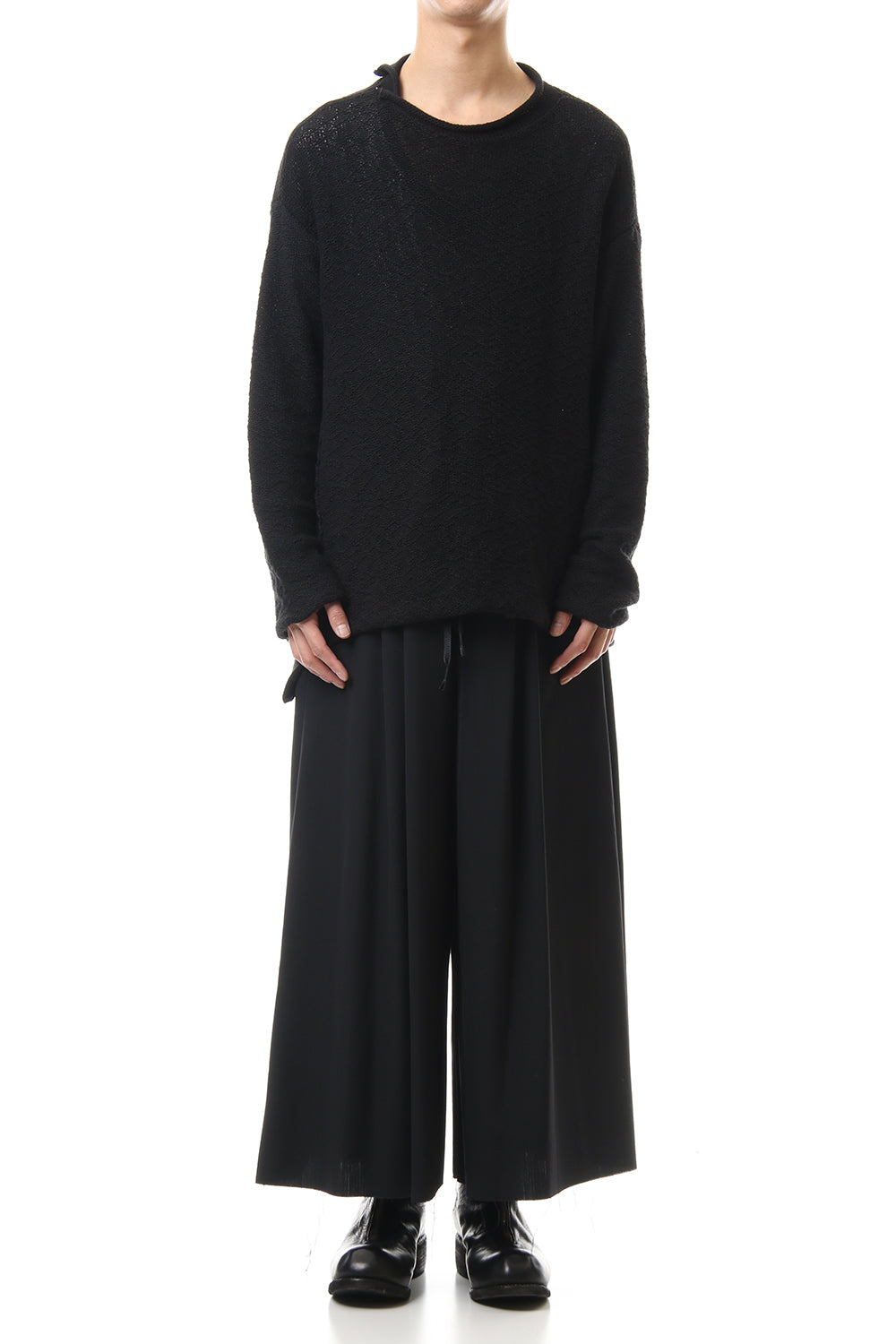 Wool poplin HAKAMA Pants