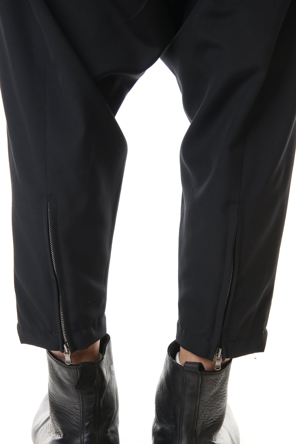 Wool poplin Sarrouel pants