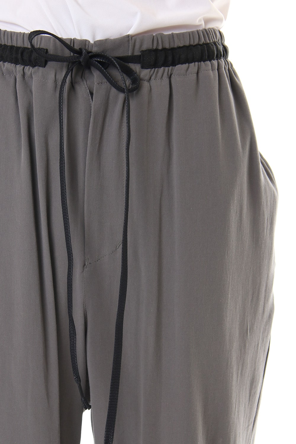 Hard twist Double weave Cuff pants Gray