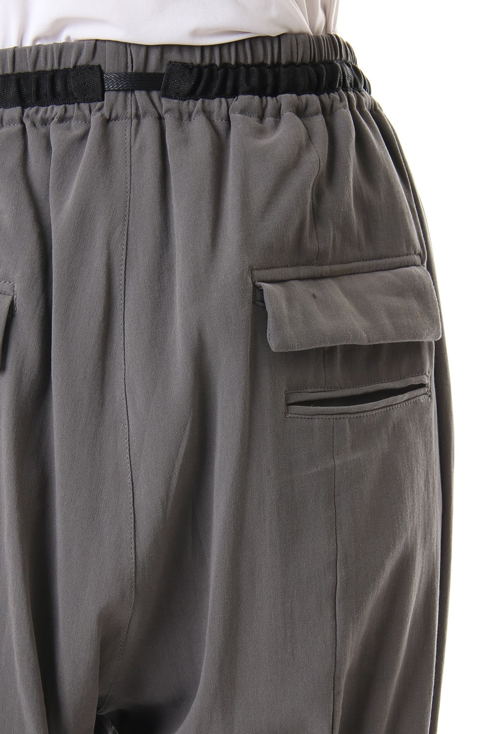 Hard twist Double weave Cuff pants Gray