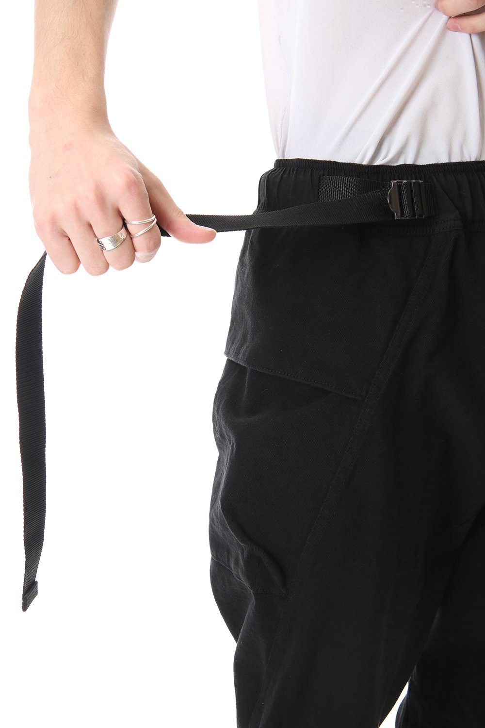 Tight Tension Jersey pants Black