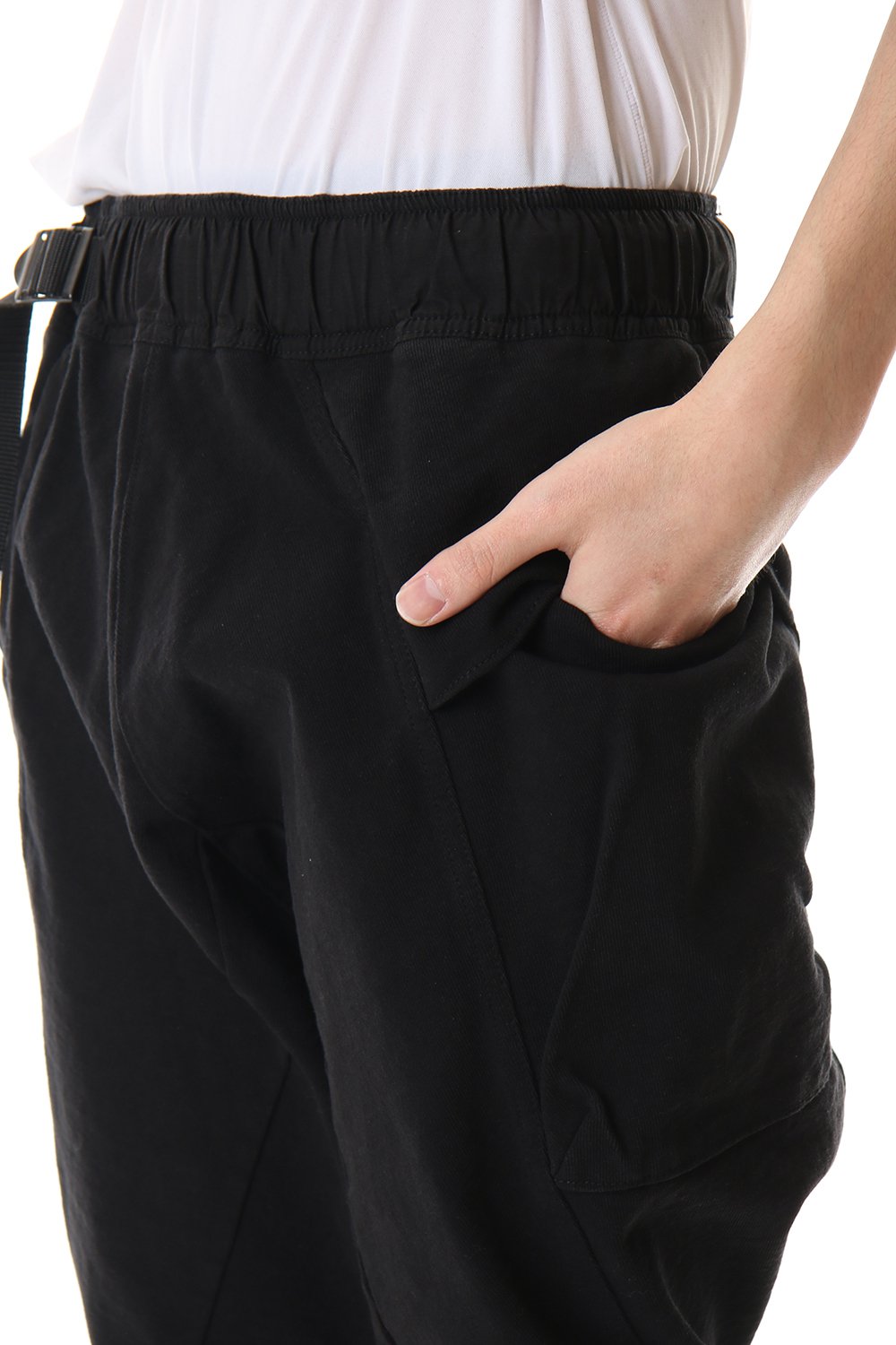 Tight Tension Jersey pants Black