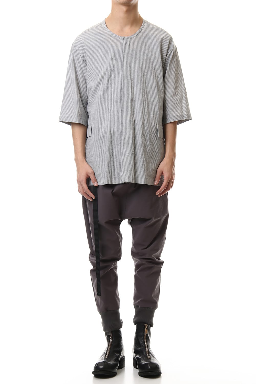 Salt shrinkage Short sleeve shirt