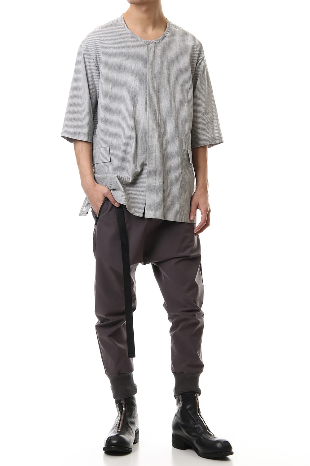 Salt shrinkage Short sleeve shirt