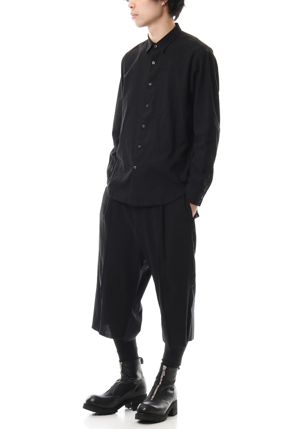 Salt shrinkage Long sleeve shirt