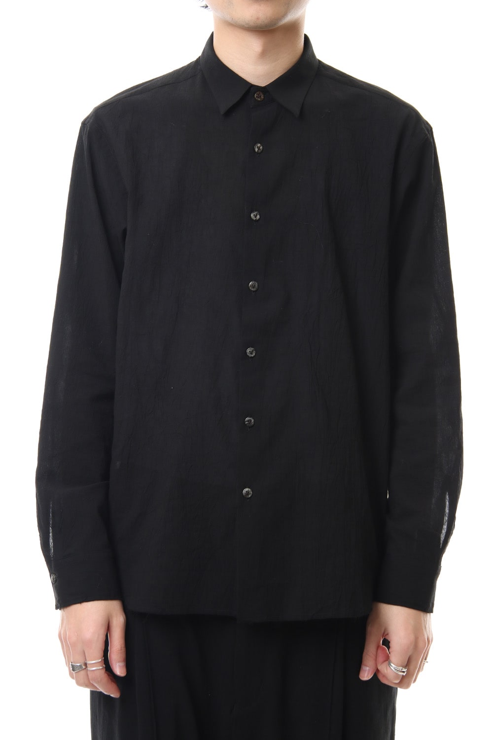 Salt shrinkage Long sleeve shirt