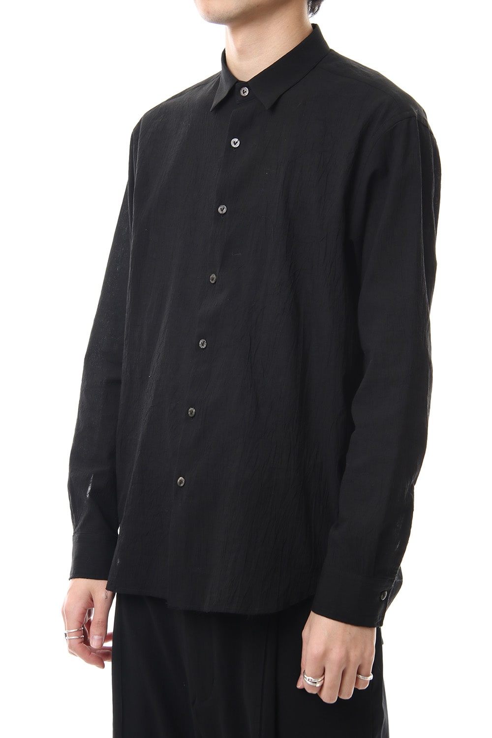 Salt shrinkage Long sleeve shirt
