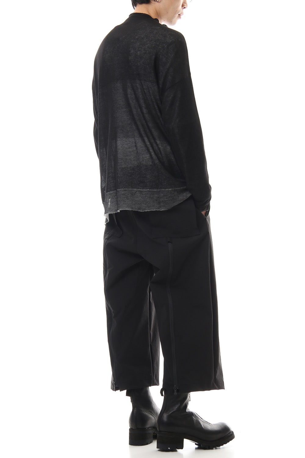 Water-repellent Stretch Wide Cropped pants