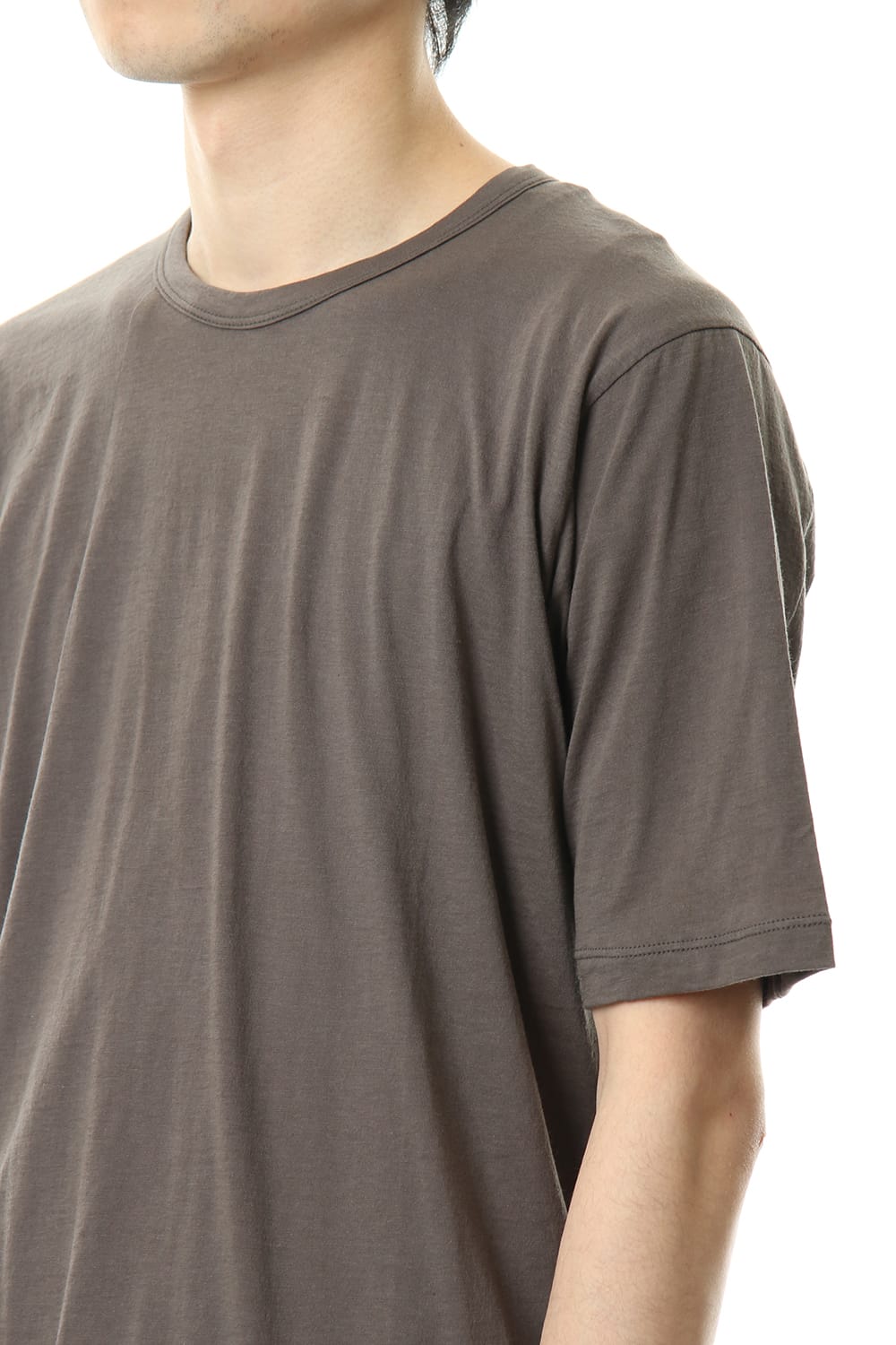 Cotton cashmere Short sleeve T-shirt Olive Drab