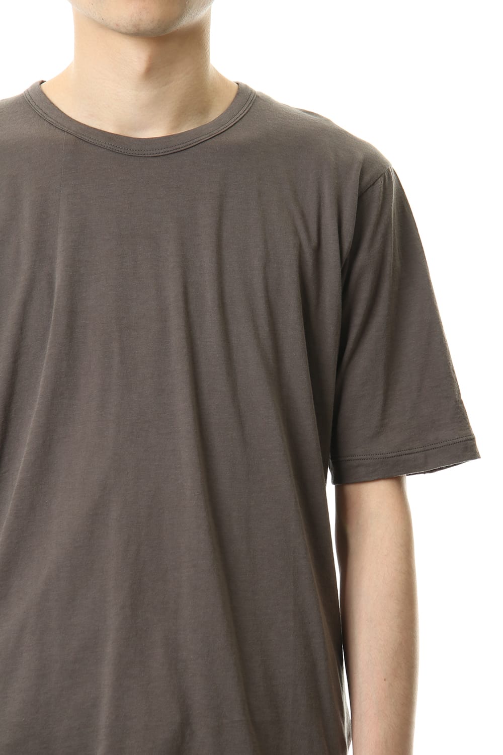 Cotton cashmere Short sleeve T-shirt Olive Drab