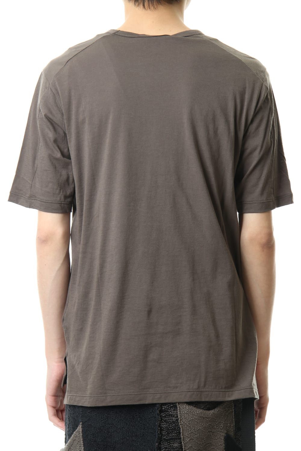 Cotton cashmere Short sleeve T-shirt Olive Drab