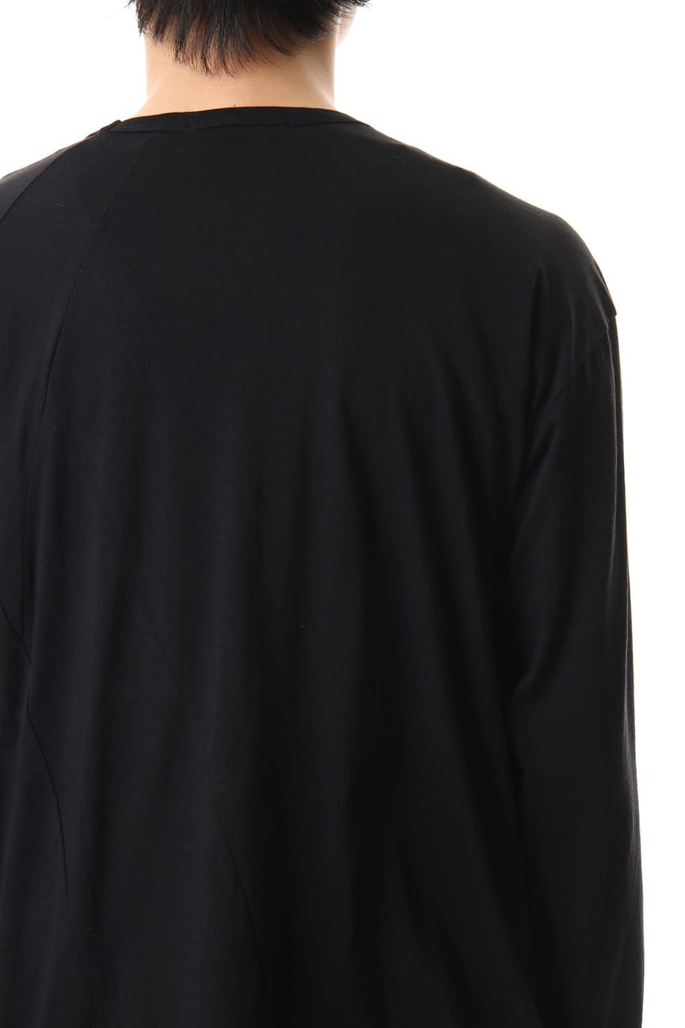 Cotton cashmere Long sleeve T-shirt Black